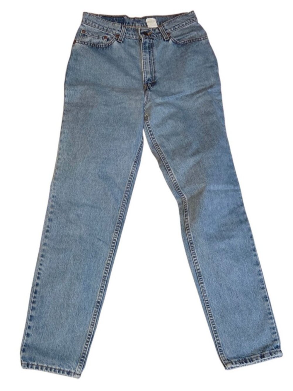 Vintage Levis 512 Sz 11 M Light Wash Jeans Slim Fit Tapered Leg Denim 29x31 90s
